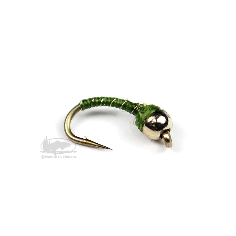 Tungsten Zebra Midge - Olive