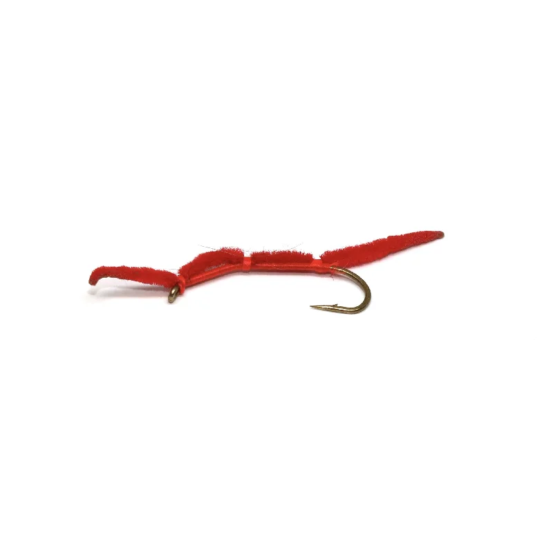 Chenille San Jaun Worm Red