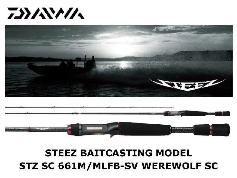 Daiwa Steez Casting STZ SC 661M/MLFB-SV Werewolf Shore Competition Model