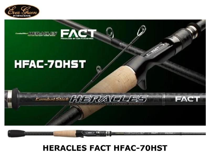 Pre-Order Evergreen Heracles Fact Solid Tip Baitcasting HFAC-70HST