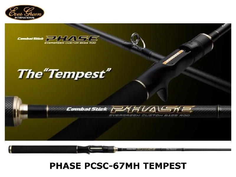 Pre-Order Evergreen Phase Baitcasting PCSC-67MH Tempest