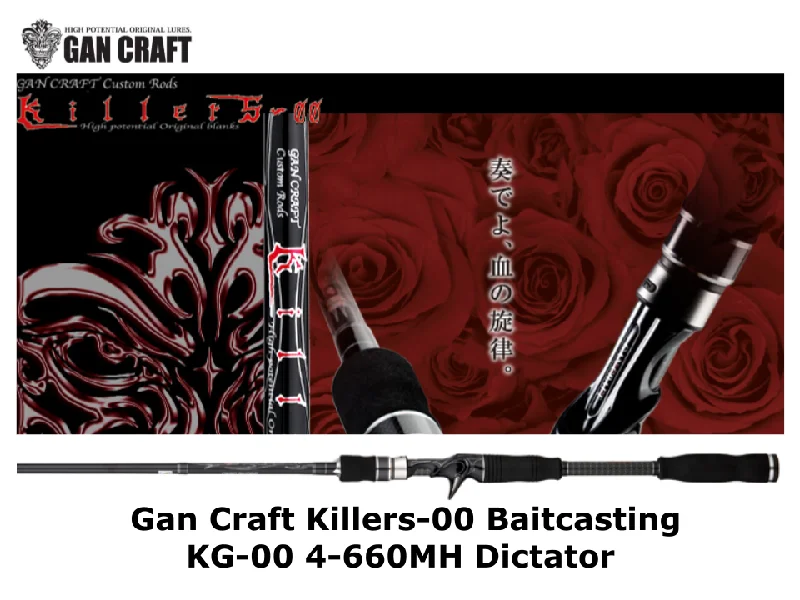 Pre-Order Gan Craft Killers-00 Baitcasting KG-00 4-660MH Dictator