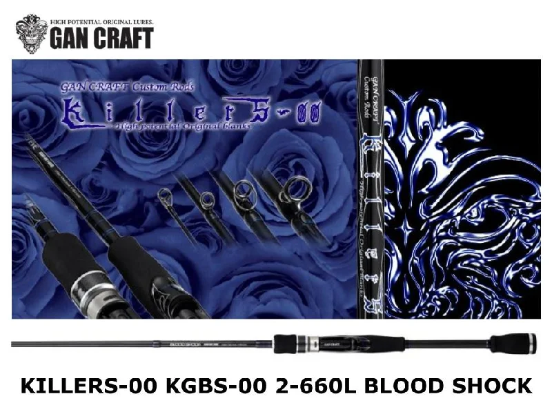 Pre-Order Gan Craft Killers-00 Blue Spinning KGBS-00 2-660L Blood Shock