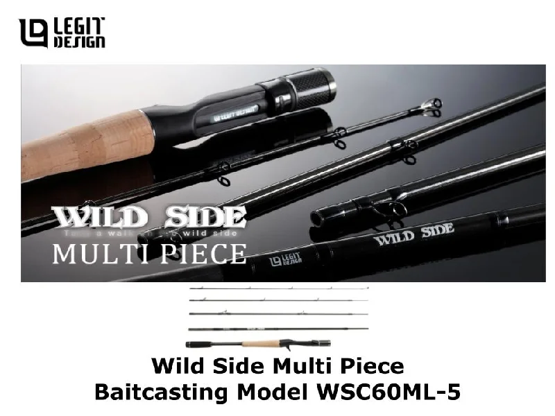 Pre-Order Legit Design Wild Side Multi Piece Baitcasting Model WSC60ML-5