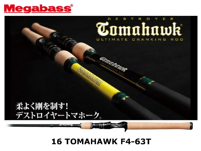 Megabass 16 Tomahawk Baitcasting F4-63T Rapid Shot Custom