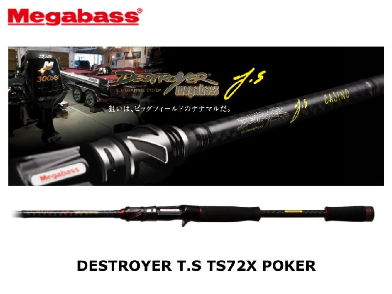 Megabass Destroyer T.S Baitcasting TS72X Poker