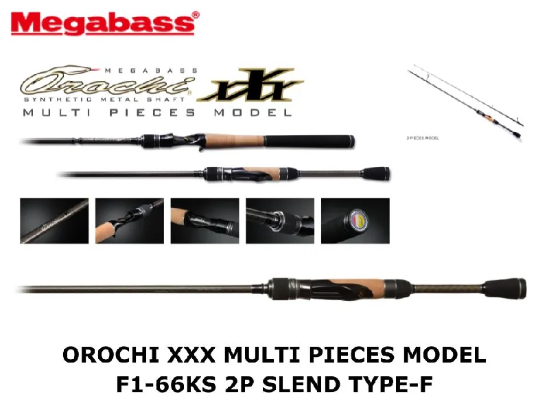 Megabass Orochi XXX Multi Pieces Model Spinning F1-66KS 2P Slend Type-F