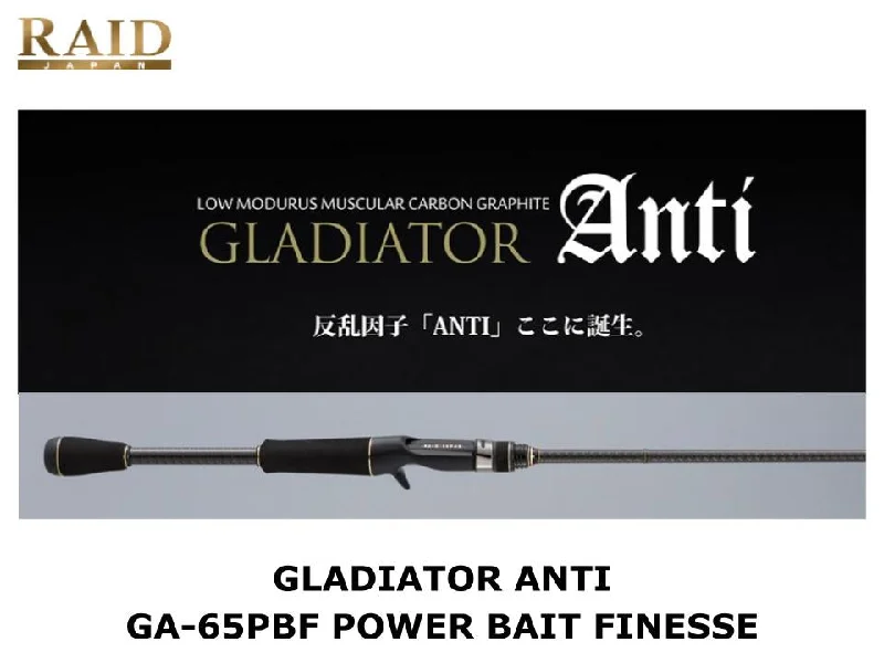 Raid Japan Gladiator Anti Baitcasting GA-65PBF Power Bait Finesse