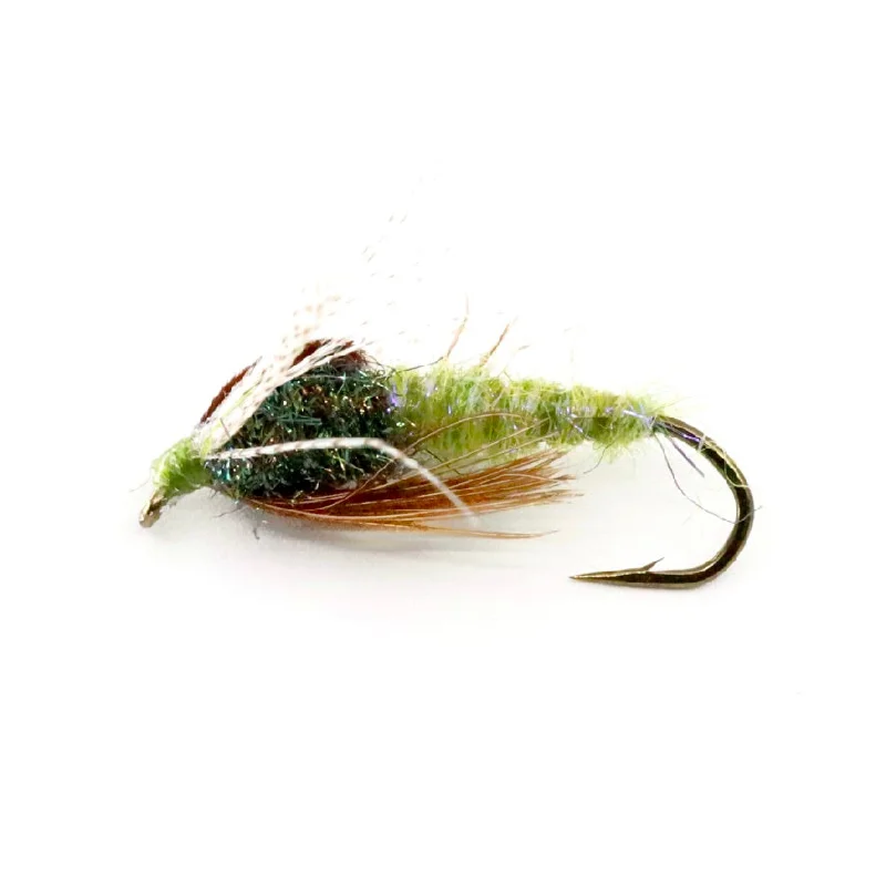 Ron's Caddis Pupa Light Olive