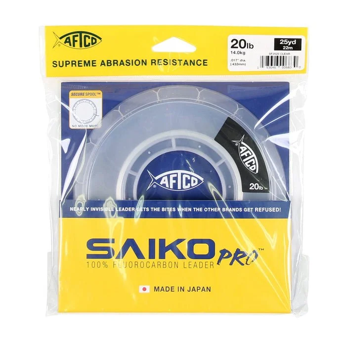 Aftco Saiko Pro Fluorocarbon Leader 25Yds