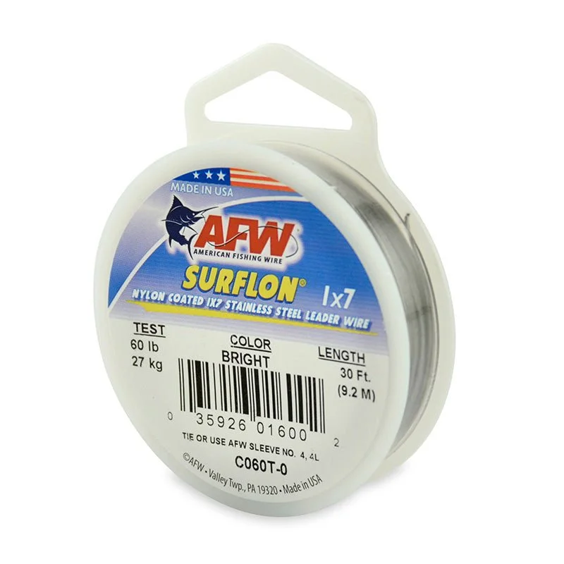 AFW Surflon 1 X 7 Stainless Steel Leader Wire