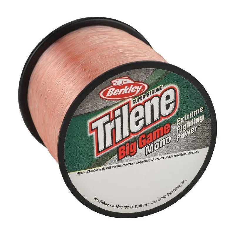 Berkley Trilene Big Game Mono 10lb 1500yd Quarter Spool Pink Coral