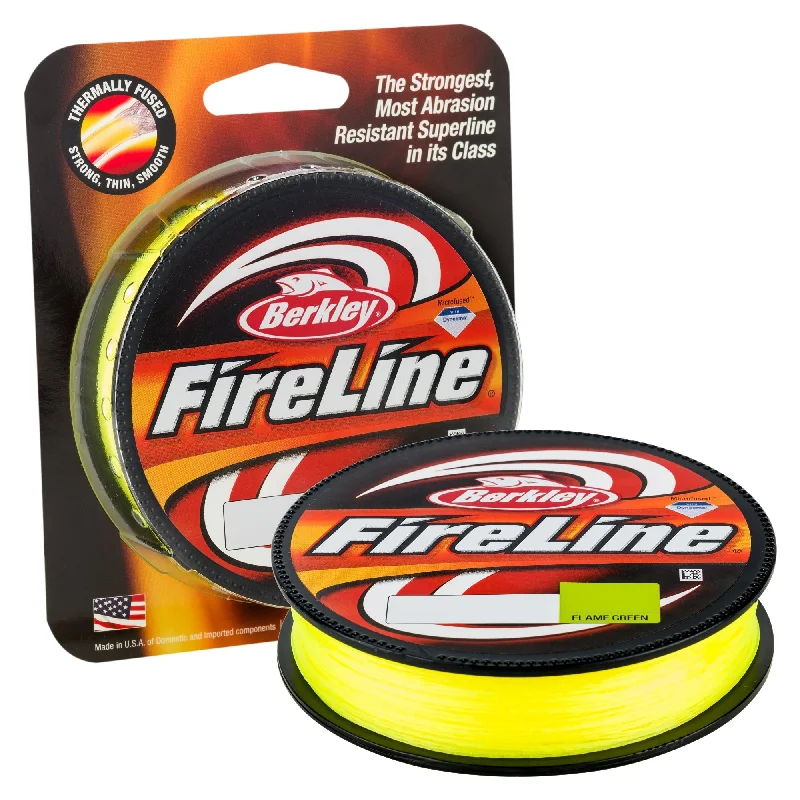 Berkley Fireline 14Lb Braid Superline Flame Green