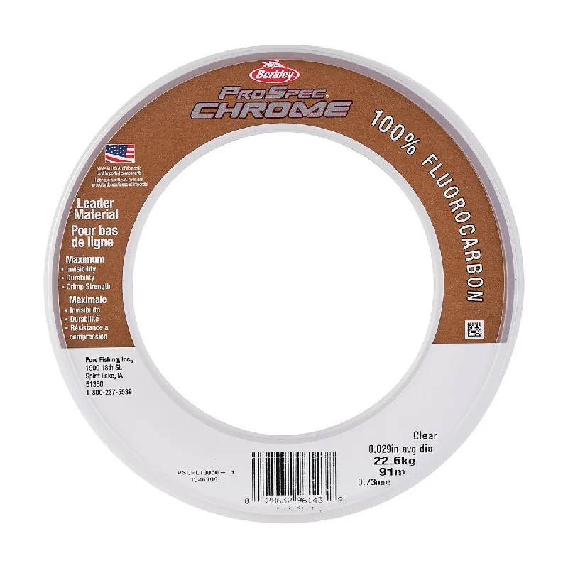 Berkley ProSpec Chrome 100% Fluoro Leader Clear