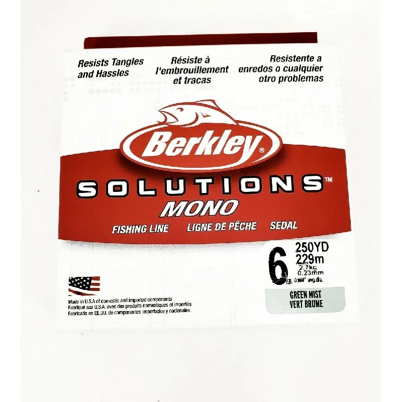 Berkley Solutions Mono 250Yds 10Lb Green Mist