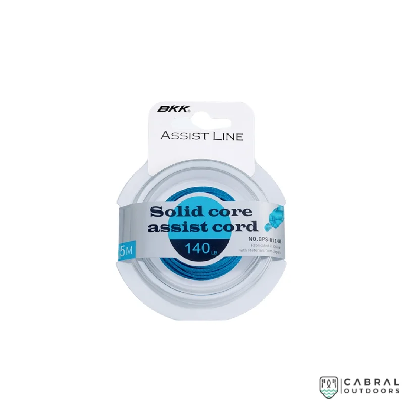 BKK Solid Core Assist Chord Braided Line  | Size:50-180lb | 4-5m