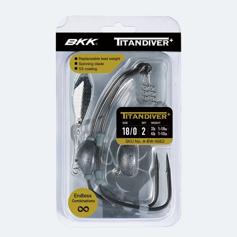 BKK Titandiver+ Weighted Swimbait Hooks