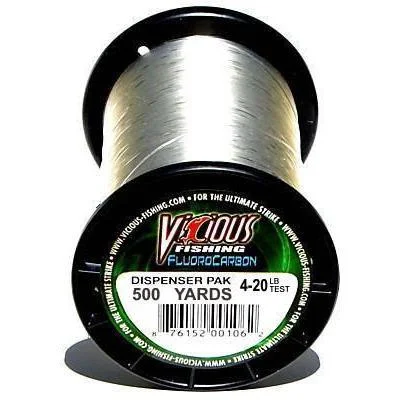 Vicious Fishing 100% Fluorocarbon 500 Yards Clear