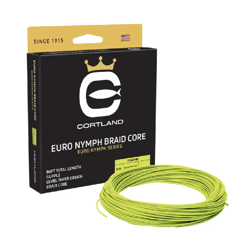 Cortland Hi-vis Euro Nymph Braid Core Fly Line