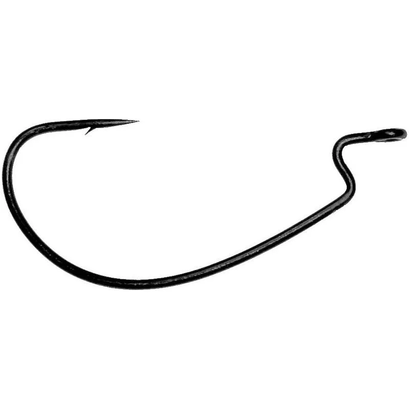 Daiichi Fat Gap Worm Tube Hooks Qty 5 Black Nickle