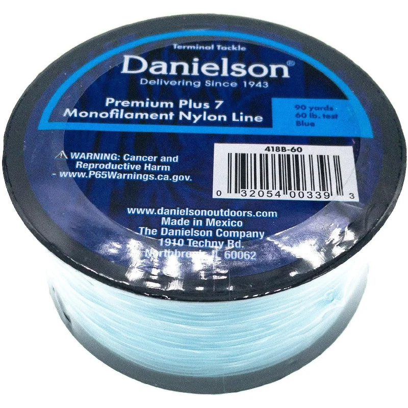 Danielson Premium Plus 7 Mono 60 lb. 90 yds. Lt. Blue