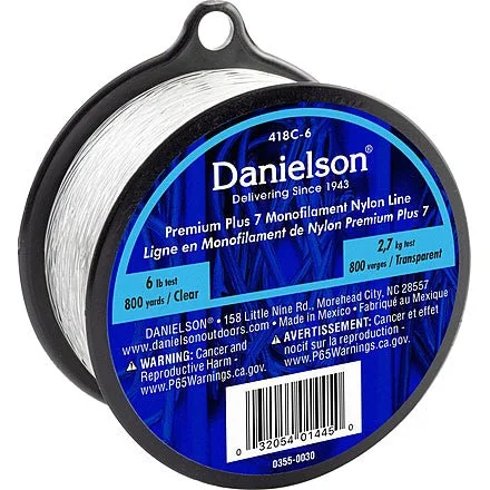 Danielson Premium Plus 7 Monofilament Nylon Line