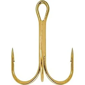 Danielson Treble Hook Gold Qty 4