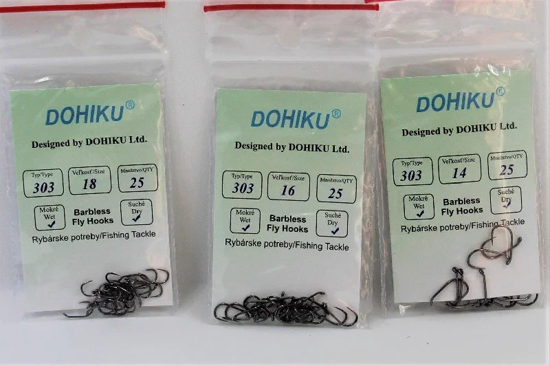 Dohiku 303 Barbless Nymph/Wet Fly Hook