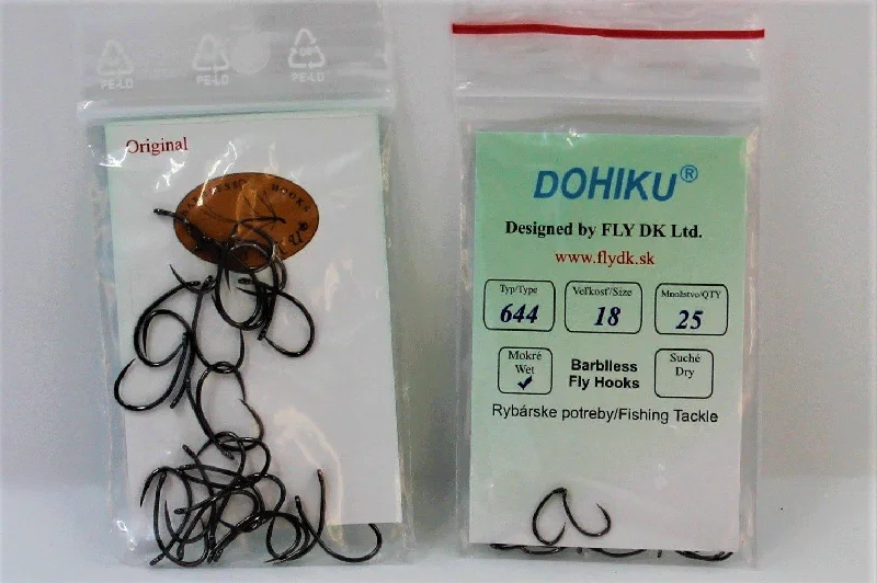 Dohiku 644 Barbless Midge/Scud/Pupa Hook