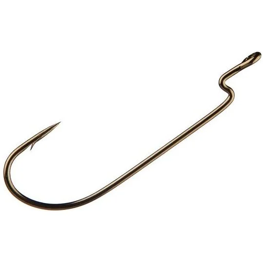 Eagle Claw Lazer Sharp Worm Hook Qty 100 Bronze