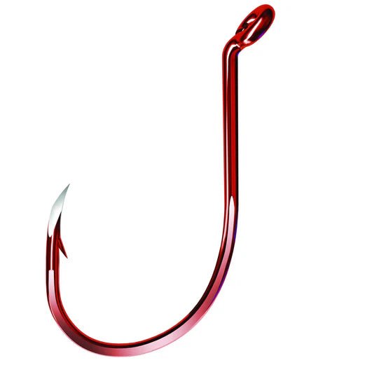 Eagle Claw Trokar Long Shank Octopus Hook Sz 1 Qty 9 Red