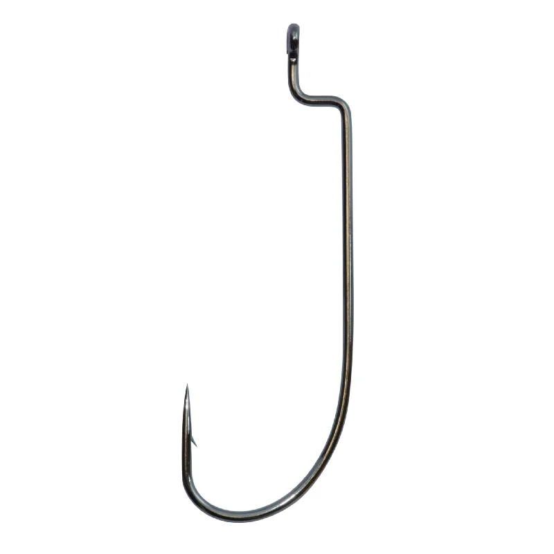 Gamakatsu Offset Shank Worm Hooks - NS Black