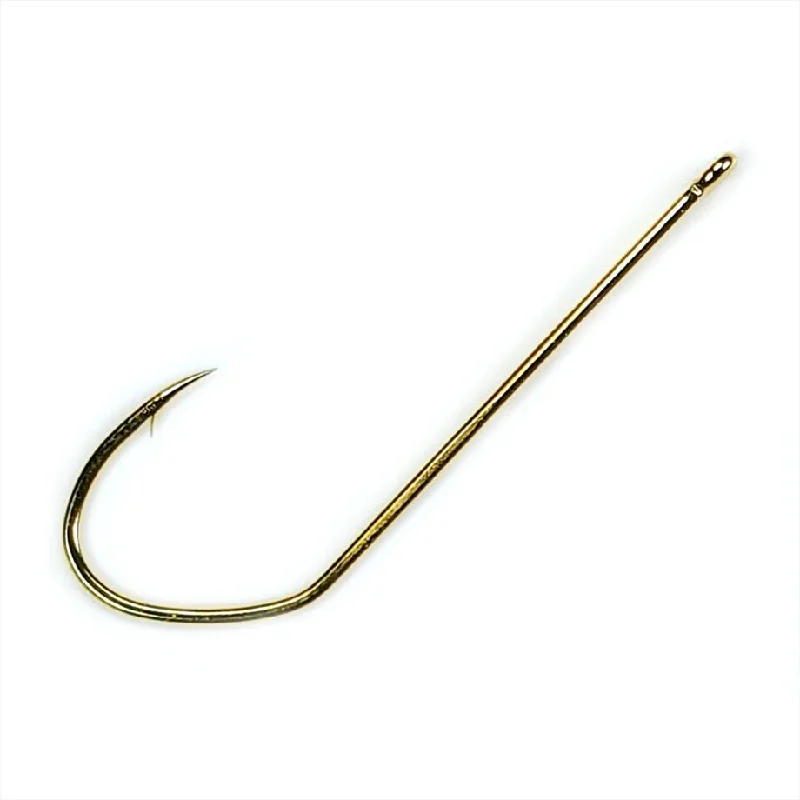 Gamakatsu Stiletto Hooks Sz 6 Qty 25 Gold