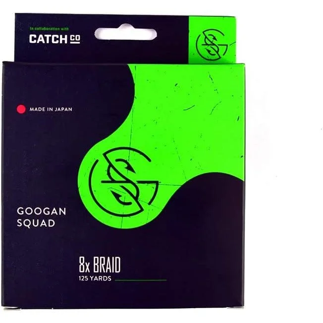 Googan Squad 8X Braid 125 Yds Moss Green