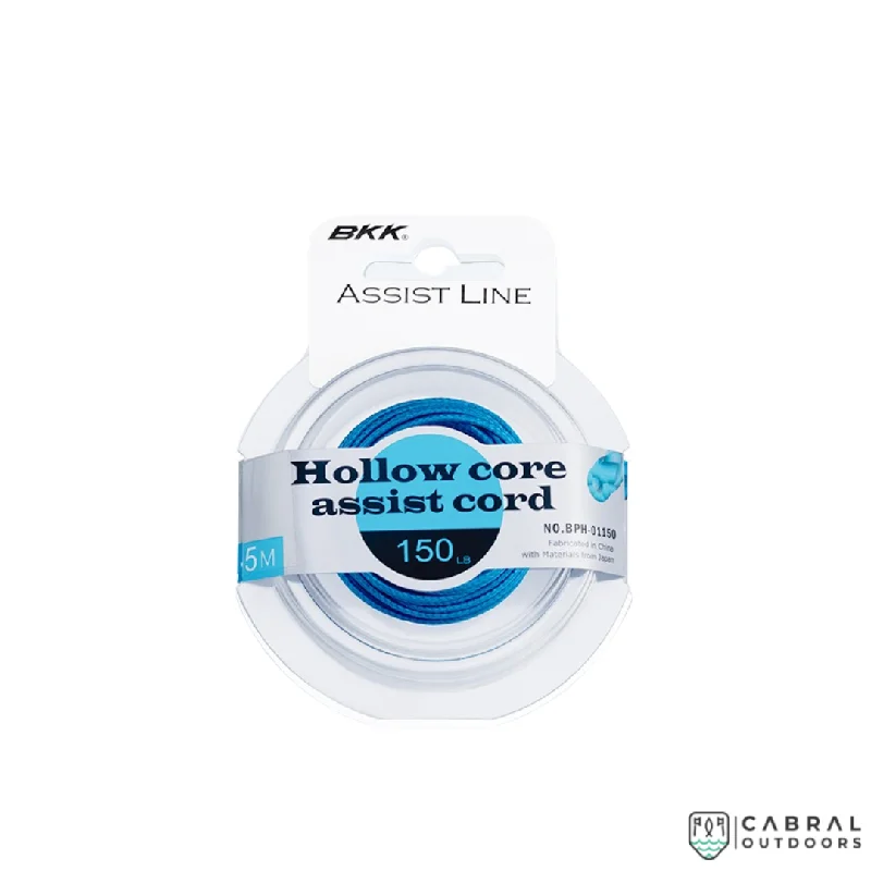 BKK Hollow Core Assist Chord Braided Line | Size:150-420lb | 4-5m