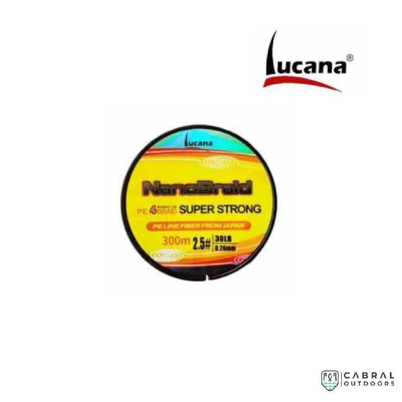 Lucana Nano Braid Super Strong 300M Braid Line