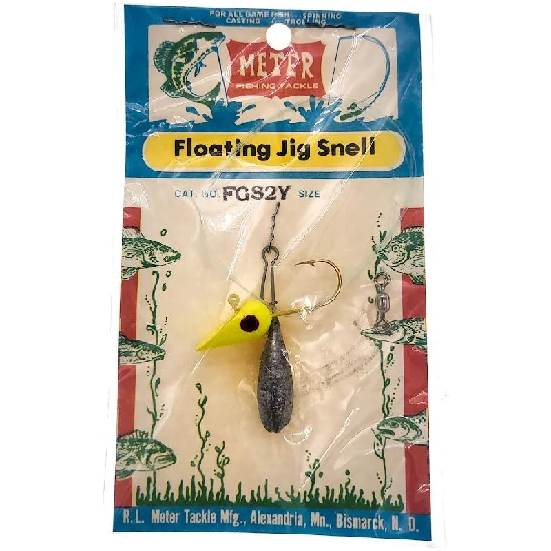 Meter Fishing Floating Jig Snell 1/2 Oz Chartreuse Qty 1