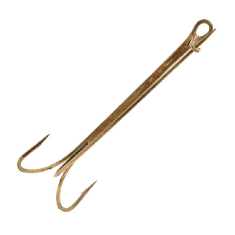 Mustad Double Live Bait Hooks Sz 6 Qty 10 Bronze