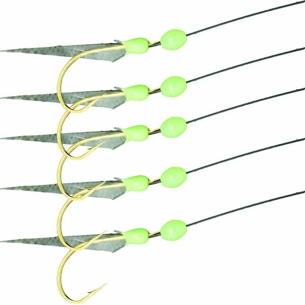 Mustad Mackerel Fish Skin Sabiki Rigs Qty 5