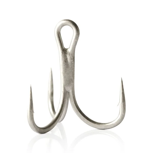 Mustad NP In-Line Treble Hooks Sz 4 Qty 4