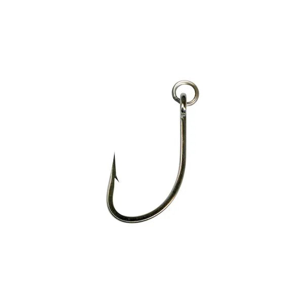 Mustad O’Shaughnessy Live Bait Hook W/ Action Ring 1/0 Qty 25 Black Nickel