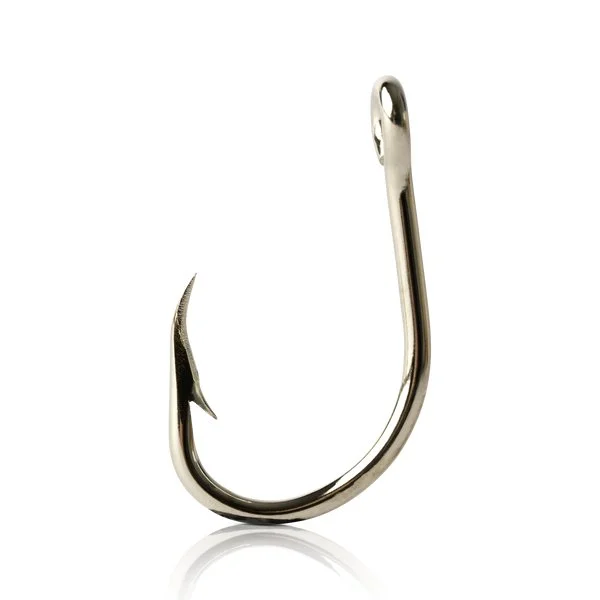 Mustad O'Shaughnessy Live Bait Nickel Qty 50