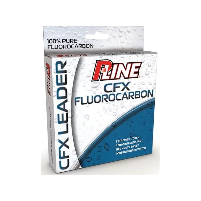 P-Line CFX Fluorocarbon Leader 20Lb 27Yds Clear