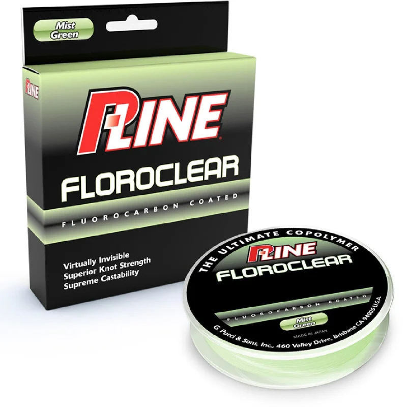 P-Line Floroclear Fluorocarbon Coated Mono 20 Lb 300 Yds Mist Green