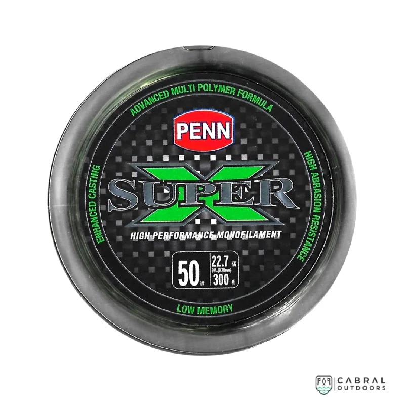 Penn Super X Monofilament Line | 300m | 6lb-50lb