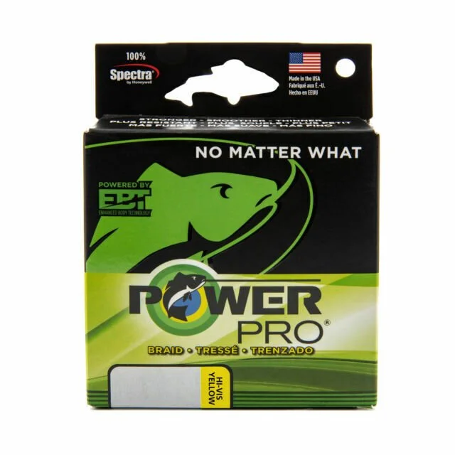 Power Pro Braid 15 Lb 100 Yds Hi-Vis Yellow