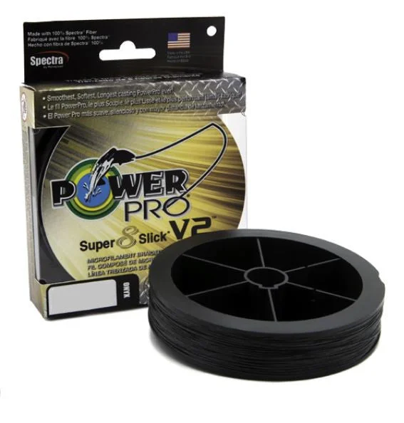 Power Pro Super8Slick V2 Onyx Black Braided Line