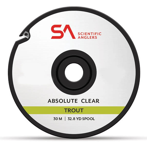 Scientific Anglers Absolute Trout Tippet Interlocking Spool With Cutter - 30m