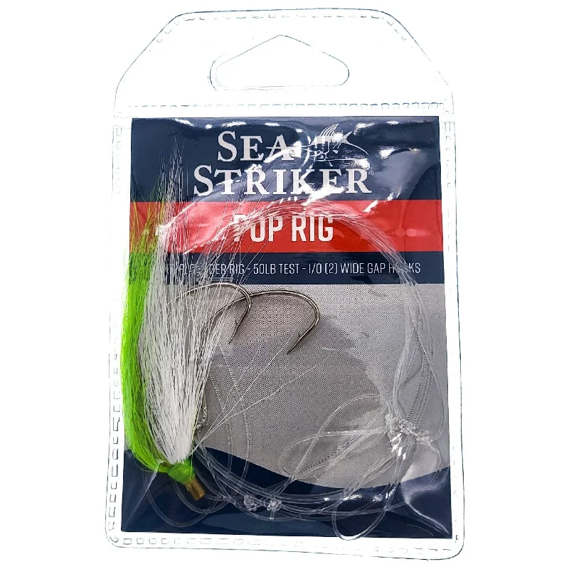 Sea Striker Pop Rig Fluke/Flounder Rig Chartreuse/White Bucktail