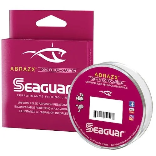 Seaguar AbrazX 100% Fluorocarbon Main Line 6 Lb 200 Yds